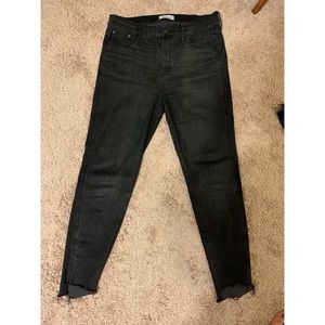 Madewell 10” high rise skinny size 32